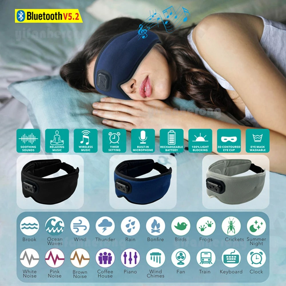 White Noise Bluetooth Sleeping Eye Mask